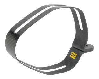 Collier de fixation Carbone pour silencieux AKRAPOVIC (P-MCCR11)