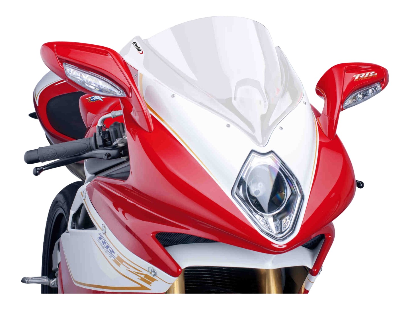 Bulle PUIG Z-RACING pour MV-AGUSTA F4 1000 / RR 2010-2020 (5256)