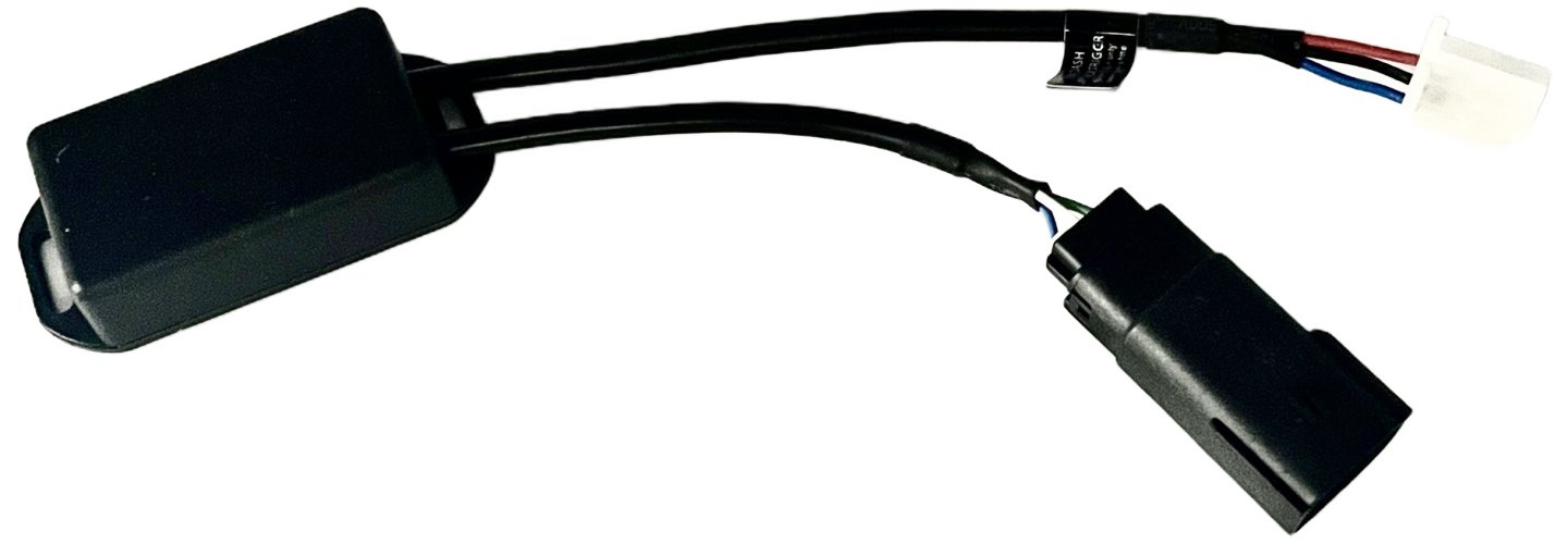 Emulateur de phare Aprilia RS 660 avec connecteur chronometre