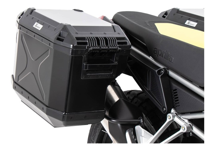 Kit supports + valises Xplorer Noir HEPCO&BECKER pour TUAREG 2021-2022