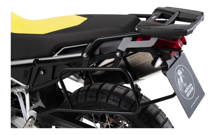 Kit supports + valises Xplorer Noir HEPCO&BECKER pour TUAREG 2021-2022
