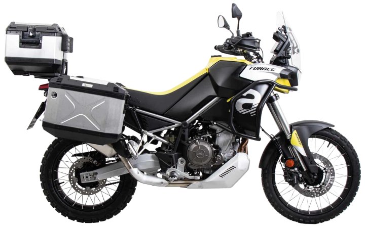 Kit supports + valises Xplorer Alu HEPCO&BECKER pour TUAREG 2021-2022
