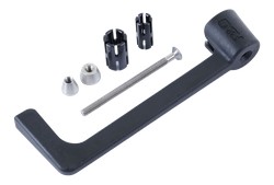 Protection de levier R&G RACING moulé - noir Aprilia RS660