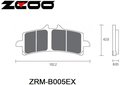 Plaquettes Racing vitesse ZCOO pour ETRIER BREMBO M40 /M50 / STYLEMA (B005EX)