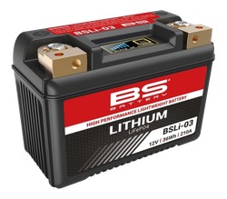 BATTERIE LITHIUM BS BATTERY TRIUMPH STREET TRIPLE 675 / 675 R / 660 S 2007-2022
