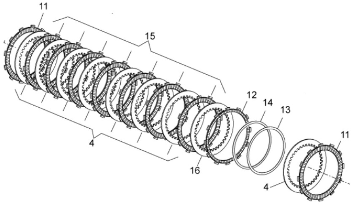 KIT DISQUES D'EMBRAYAGE GARNIS APRILIA RSV4 / TUONO V4