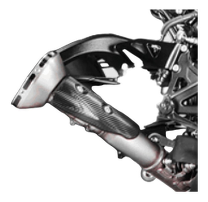 FLASQUE DE PROTECTION CARBONE AKRAPOVIC (P-HSS10SO1)