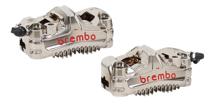 etrier frein avant brembo entraxe 100mm M4 racing monobloc 220988530