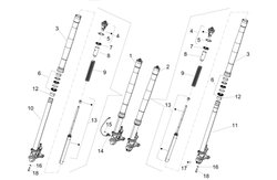TUBE INFERIEUR DE FOURCHE KAYABA POUR RS 660