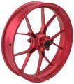 Roue arrière alu forgée rouge Aprilia RSV4 2015-2022