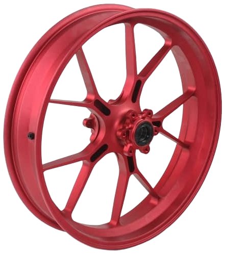 Roue arrière alu forgée rouge Aprilia RSV4 2015-2022
