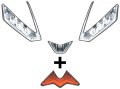 STICKERS FEUX POUR APRILIA RSV4 / TUONO V4 / RS 660 / TUONO 600 2021-2023