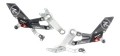 Commandes reculées réglables/repliables LIGHTECH Racing sélection standard et inversée - Aprilia RS660/Tuono 660
