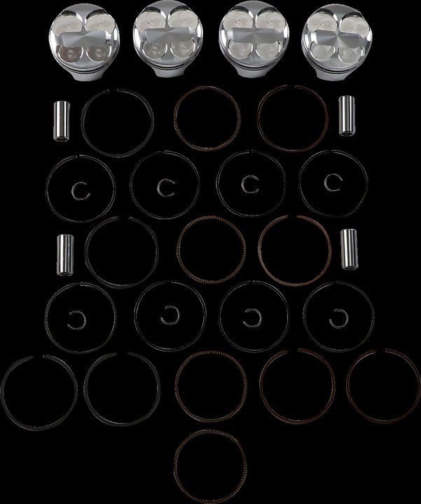 Kit de 4 pistons JE pour Honda CBR1000RR 2008-2016