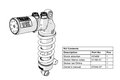 AMORTISSEUR ARRIÈRE OHLINS TTX-GP CBR 1000 RR 17-19 (HO468)