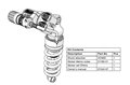 AMORTISSEUR ARRIÈRE OHLINS TTX-GP CBR 600 RR 07-22 (HO469)