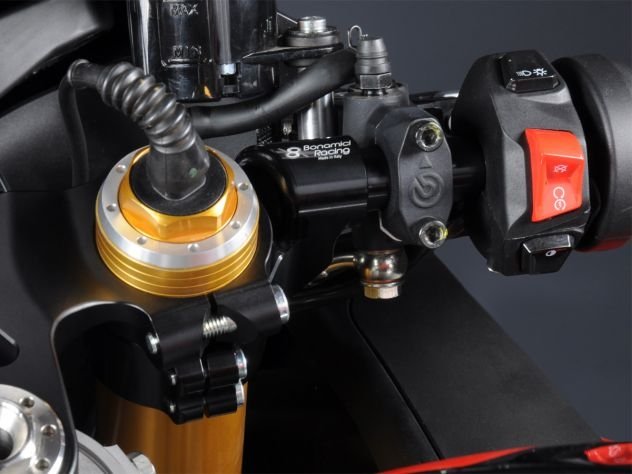PAIRE DE DEMI-GUIDON BONAMICI REHAUSSES APRILIA RSV4 2021-2026 (SM51A)