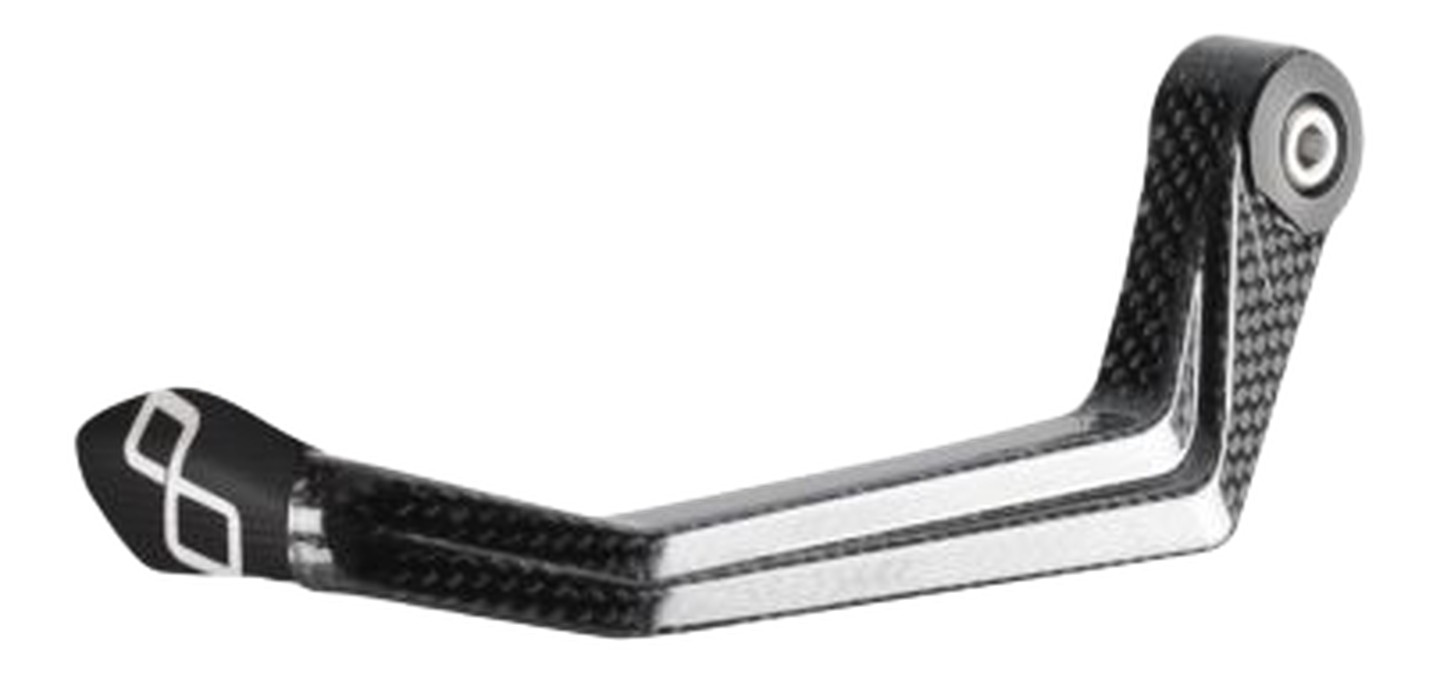 Protection de levier d'embrayage Lightech 132mm en carbone (ISS116LC)