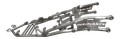 Boucle arrière alu MOTOHOLDERS avec support batterie ZX10R 2021-2025