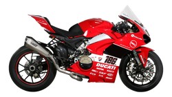 Ligne MIVV titane DELTA RACE EVO pour DUCATI PANIGALE V4 2018-2023 (R.DU.0003.SDRT)