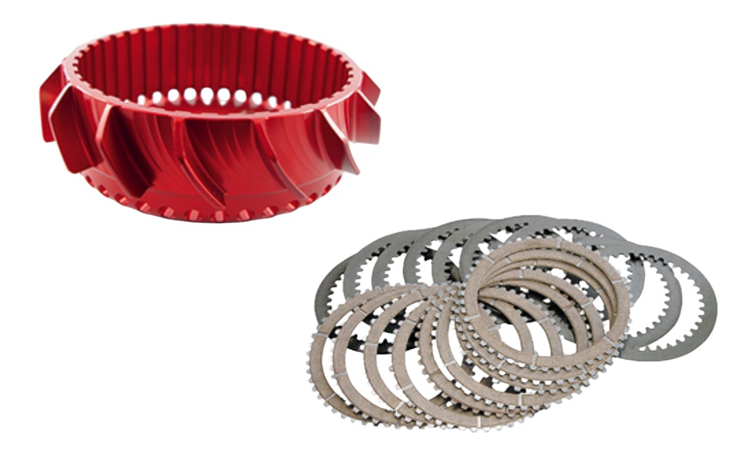 KIT CLOCHE-DISQUES 48 DENTS STM EVO-GP DUCATI (ADU-0018)