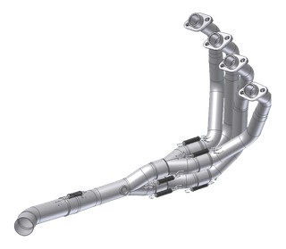 Collecteur décatalysé inox MIVV KAWASAKI Z900 A2 17-23 (K.045.C2)