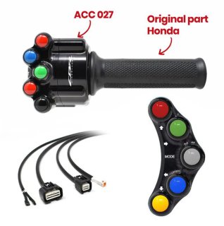 Kit accélérateur + bouton racing pour Honda CBR1000 RR-R 2020-2024