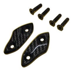 Obturateurs de rétroviseurs en carbone pour Aprilia RSV4 09-24
