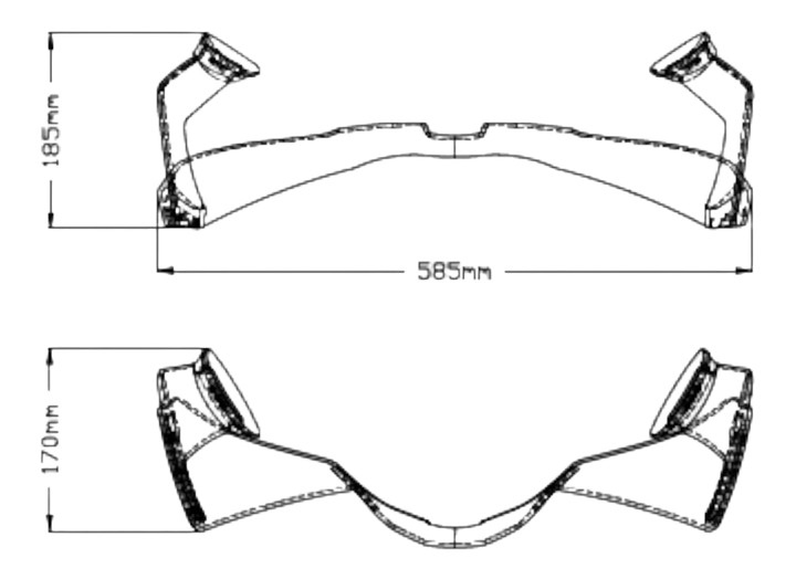 ailerons downforce pour aprilia RSV4 RR RF 