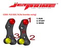 COMMODO RACING DROIT JETPRIME BMW S1000RR 09-14 (PLD028)