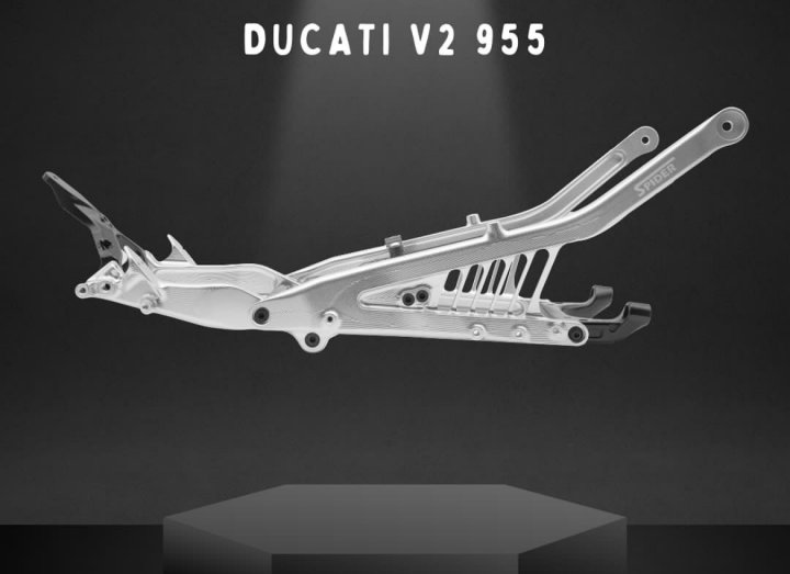 Boucle arrière alu taillé masse Spider pour Ducati Panigale V2 2020-2024  (15.D300)