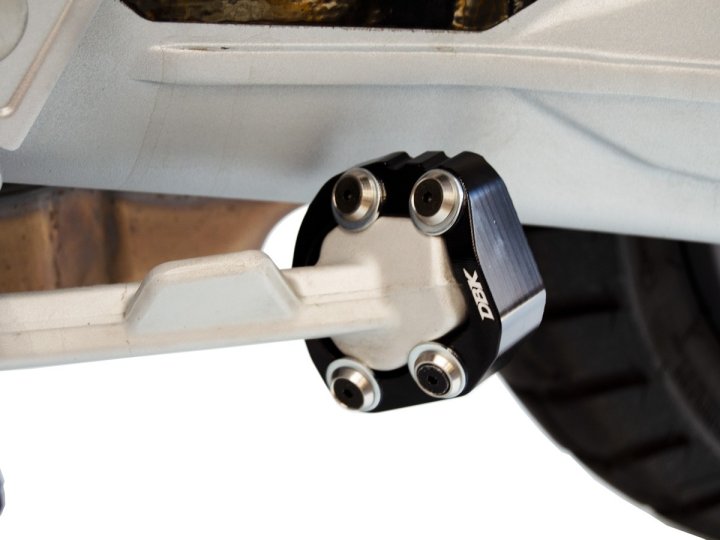 BASE DE SUPPORT BEQUILLE AUGMENTÉE +12MM DUCABIKE MOTO GUZZI STELVIO 2024