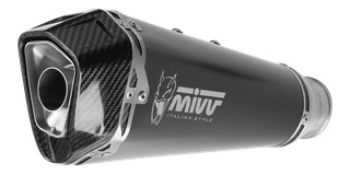 Silencieux homologué Mivv DELTA RACE Inox noir pourTriumph Street Triple 660S/765R/RS (T.019.LDRB))