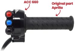 Commodo droit avec tirage Jetprime pour Aprilia RSV4 2021-2024 (ACC660)