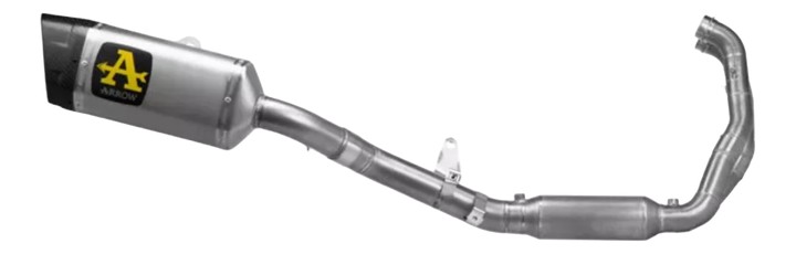 Ligne complète racing ARROW silencieux Pista titane DARK Aprilia RS 457 (71068PTN)