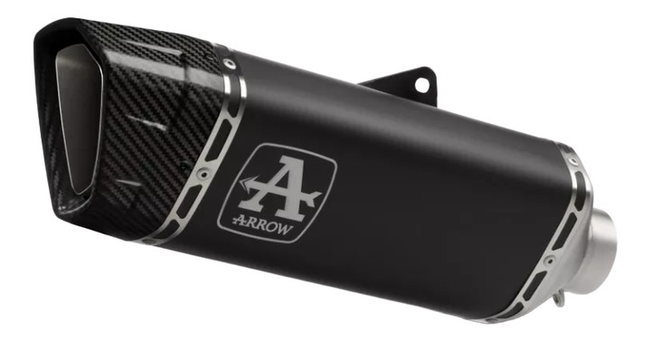 Ligne complète racing ARROW silencieux Pista titane DARK Aprilia RS 457 (71068PTN)