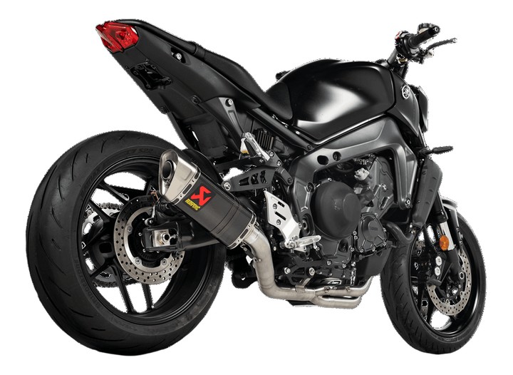 Ligne complète Akrapovic inox avec silencieux carbone pour MT-09 2021-2025 (S-Y9R18-APC)