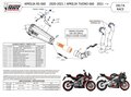 Ligne complète basse MIVV DELTA RACE INOX APRILIA RS 660 / TUONO 660 (A.014.LDRX)