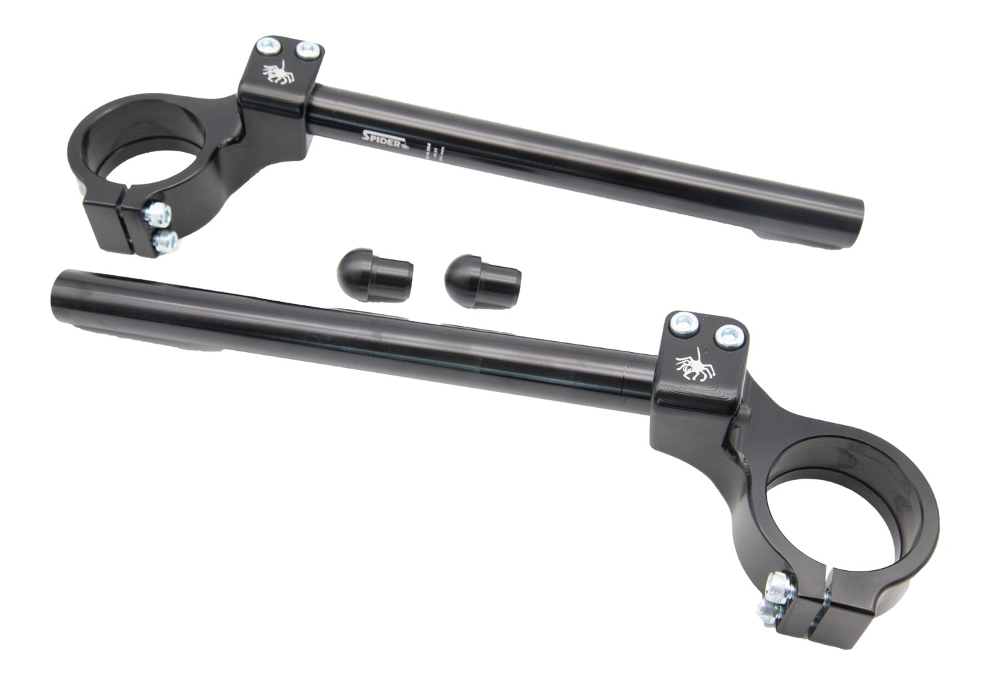Demi guidon ⌀51 réhaussé +25mm SPIDER pour Aprilia RS 660 2020-2025, RS 457 2024-2025