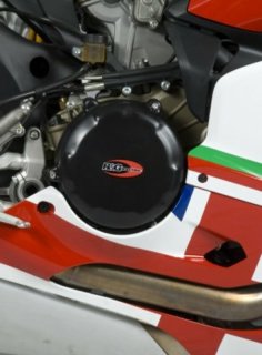 Couvre-carter droit R&G RACING Ducati Panigale 959, 1199, V2 (ECC0126BK)