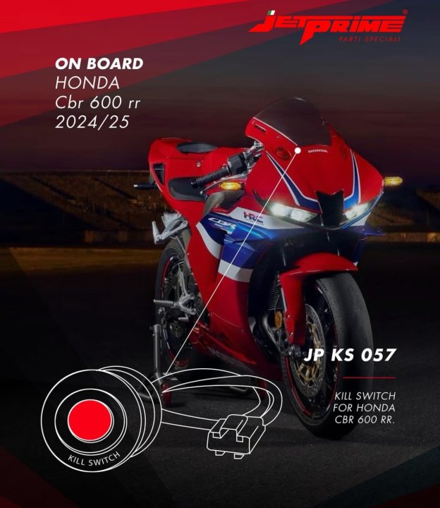 KILL SWITCH JETPRIME HONDA CBR600 RR 2024-2025 (KS057)
