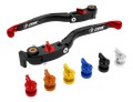 LEVIERS DE RÉGLAGE FREIN / EMBRAYAGE DUCABIKE ECO GP2 POUR MOTO-GUZZI V100 MANDELLO, STELVIO 2024-2025 (LEA16)