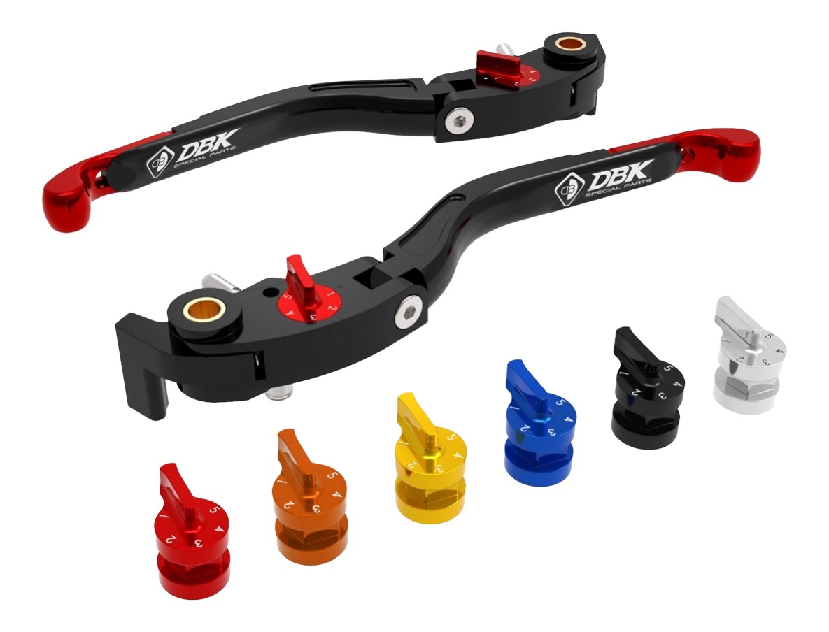 LEVIERS DE RÉGLAGE FREIN / EMBRAYAGE DUCABIKE ECO GP2 POUR MOTO-GUZZI V100 MANDELLO, STELVIO 2024-2025 (LEA16)