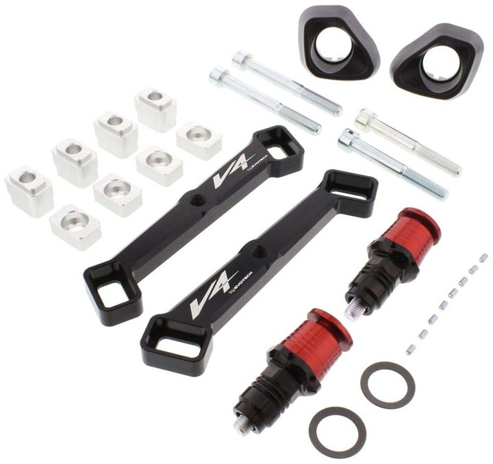 Tampon de protection de cadre Evotech APRILIA TUONO V4 2015-2026 (STDA-007)
