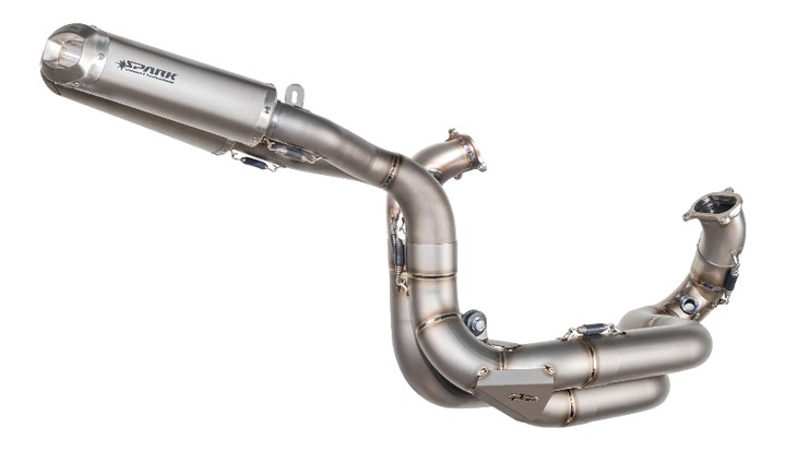 Ligne Spark full titane silencieux rectangular Ducati Panigale V2, 959, 1199, 1299 Version WSSP  (GDU8836T)