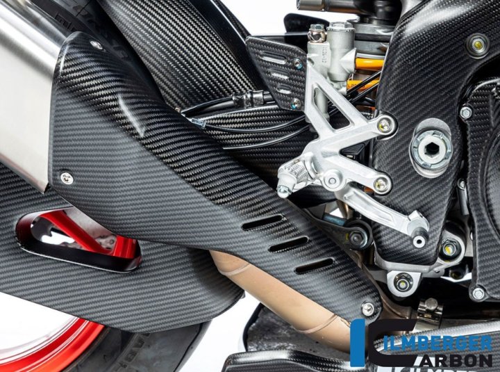 PROTECTION SILENCIEUX EN CARBONE MAT ILMBERGER APRILIA RSV4 21-25