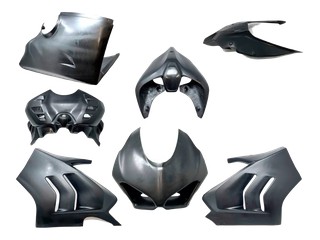KIT CARÉNAGE POLY COMPLET EPOTEX EXTREME-COMPONENTS V4 PANIGALE 2018-2021, V4R 2019-2021
