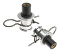 Paire de supports de flancs de carénage aluminium pour fixation rapide