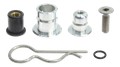 Paire de supports de flancs de carénage aluminium pour fixation rapide