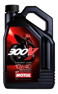 HUILE MOTO MOTUL 300V 10W40 EN BIDON DE 1 L